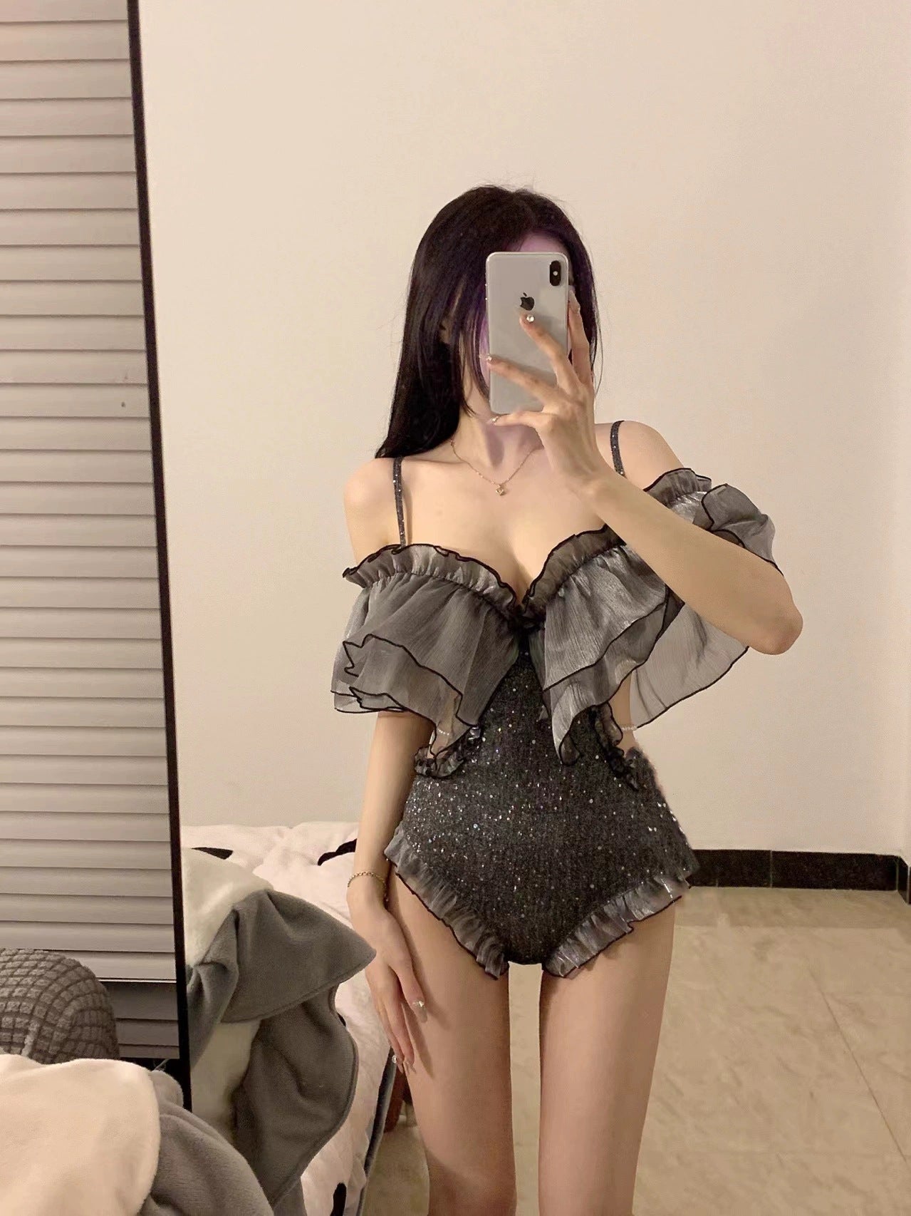 Sling Slimming One-Piece Swimsuit