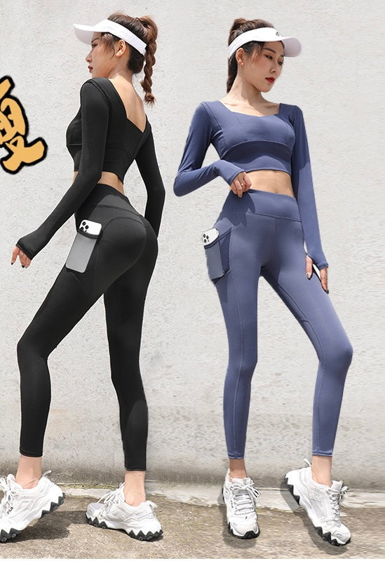 Kiplyki Wholesale Women Fashionable Pocket Yoga Pants High Elastic Hip  Lifting Slim And Sweat Pant 