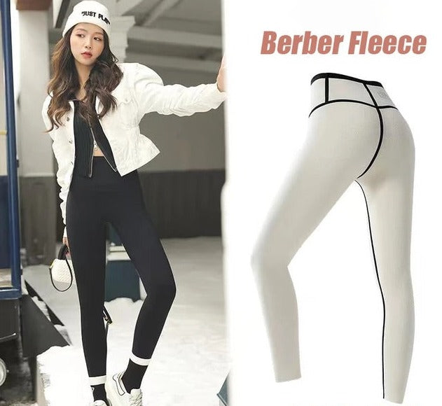 WinterWarm High-Waist Leggings Push Up