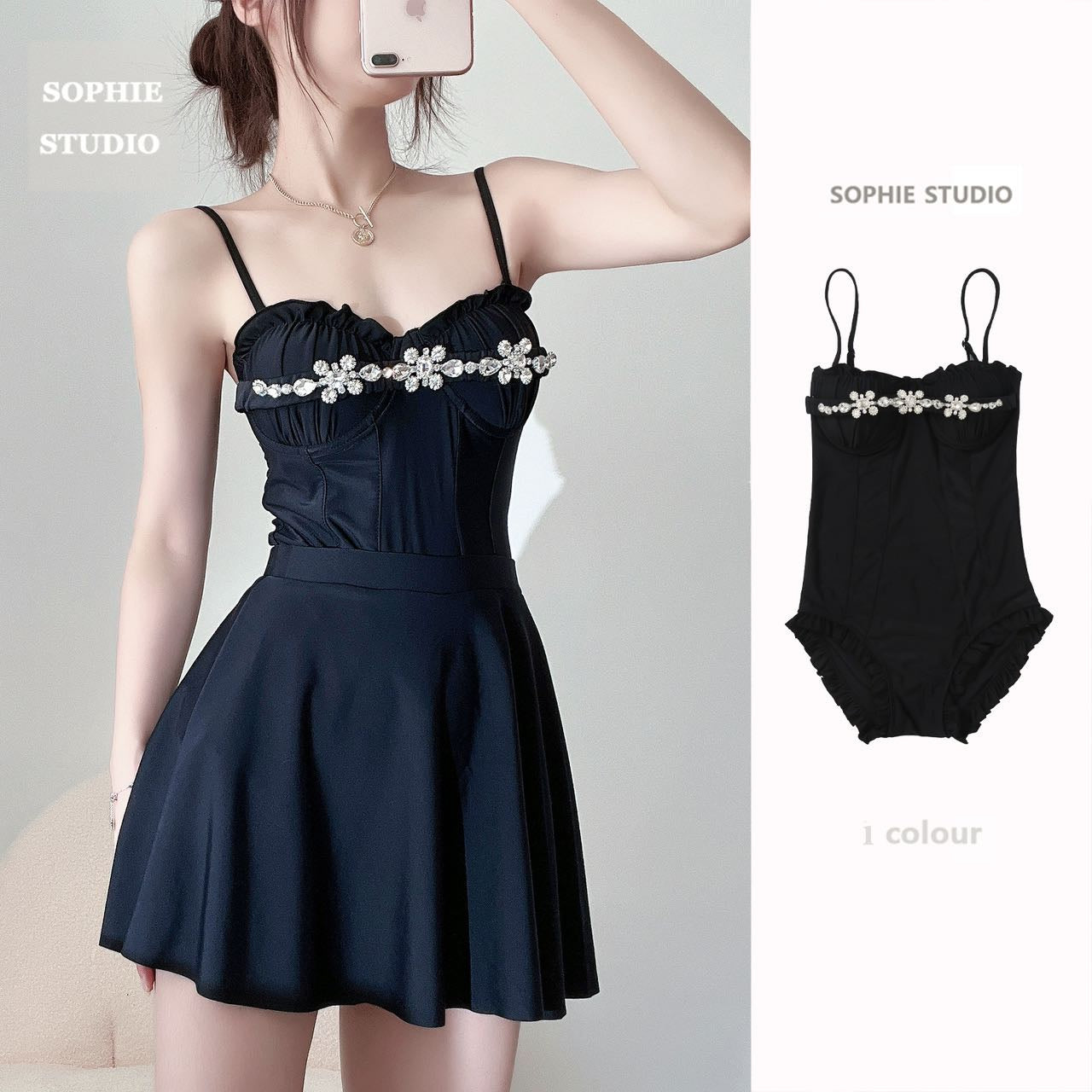 Women's Sim Fitting Studded Bra