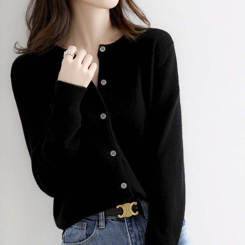 Women Cardigan Knit Sweater