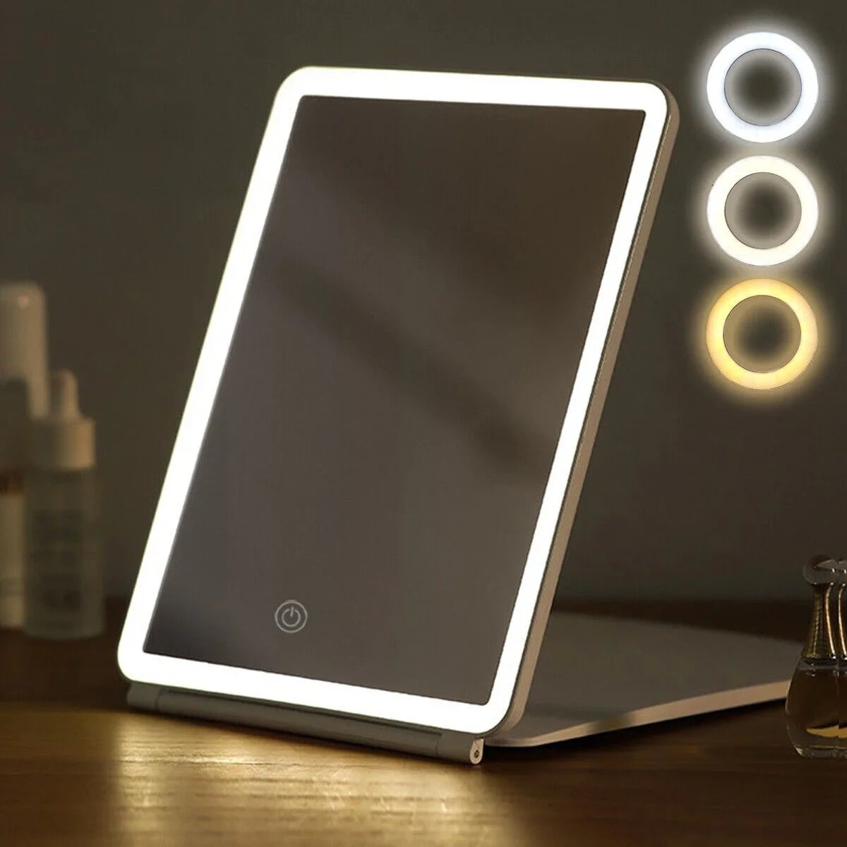 LED Cosmetic Mirrors Foldable Makeup Mirror