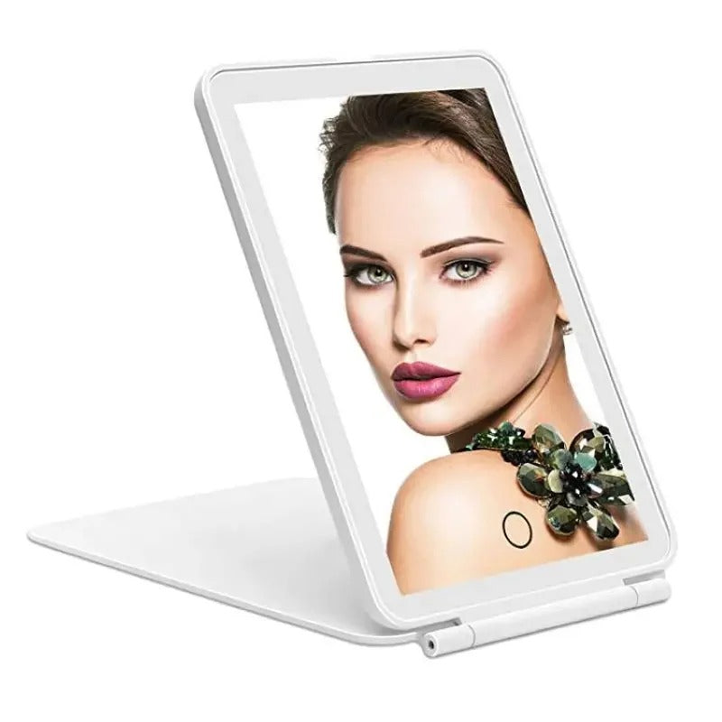 LED Cosmetic Mirrors Foldable Makeup Mirror
