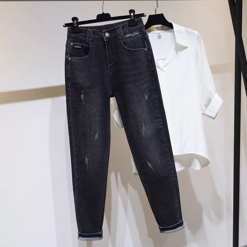 Jean Dark Gray & Blue