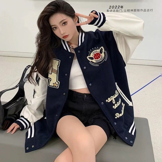 Baseball Jacket - New Oversized American Style for Spring and Fall