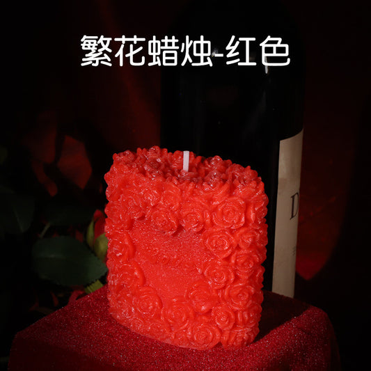 E29 SM情趣低温蜡烛捆绑套装 - 紅色繁花