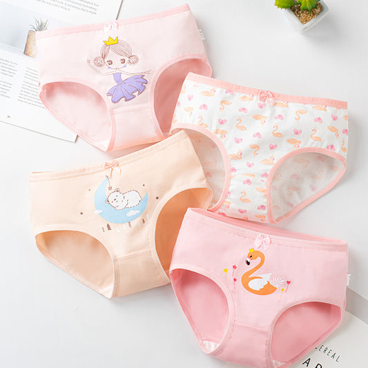 4 Piece Pack Kids Underwear Girls