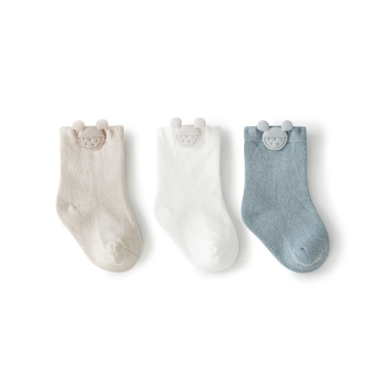 3-Piece Pack Kids Socks