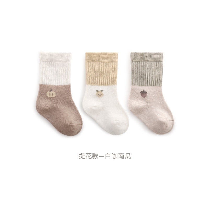 3-Piece Pack Kids Socks