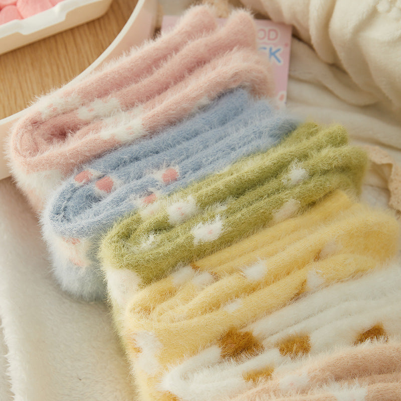 Cute Carton Fur Socks